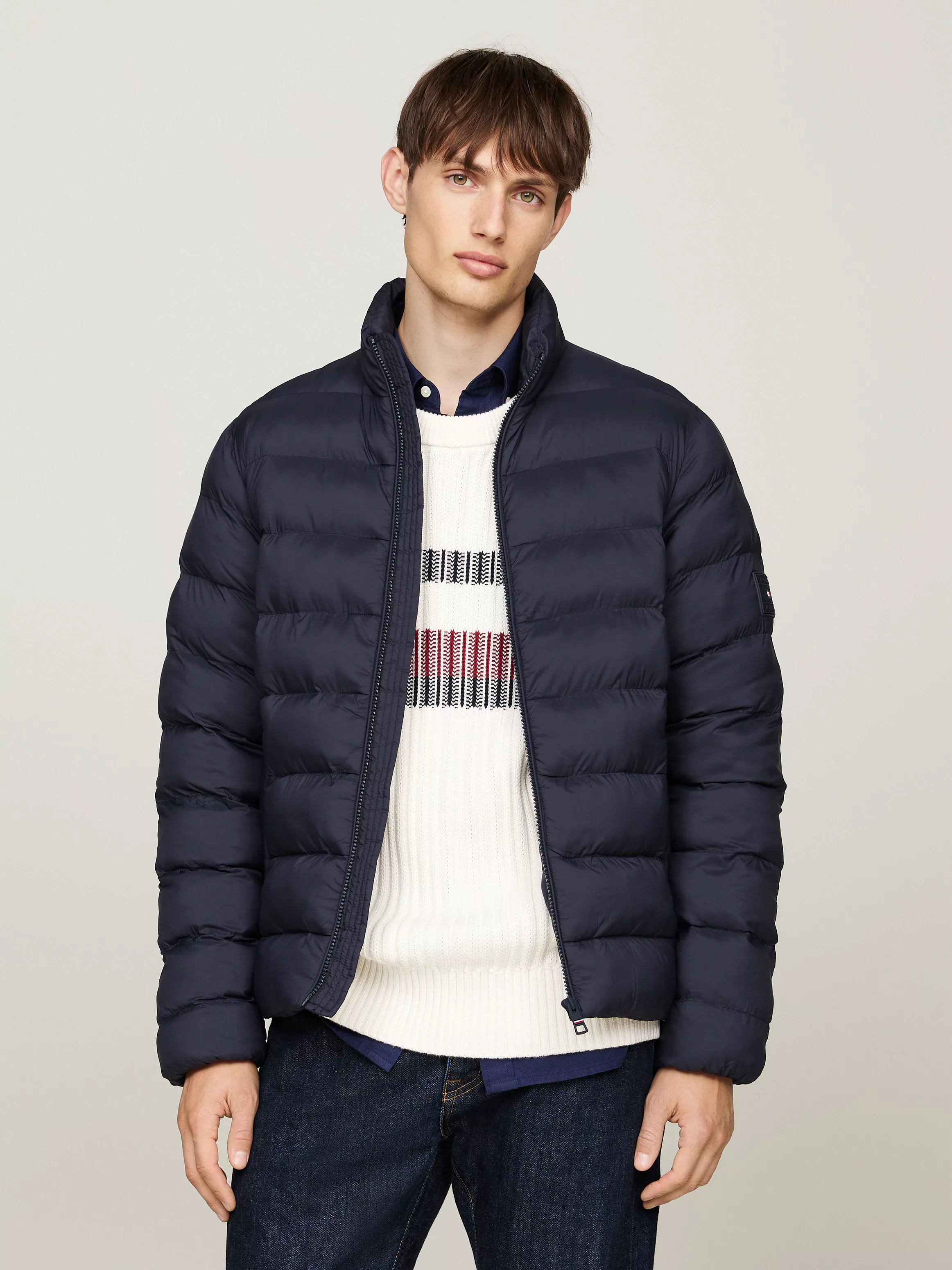 Tommy Hilfiger Steppjacke MID WEIGHT STAND COLLAR JACKET günstig online kaufen