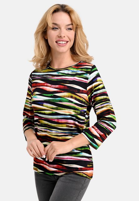 BICALLA T-Shirt Shirt Wavy Stripe - 20/black-multi (1-tlg) günstig online kaufen