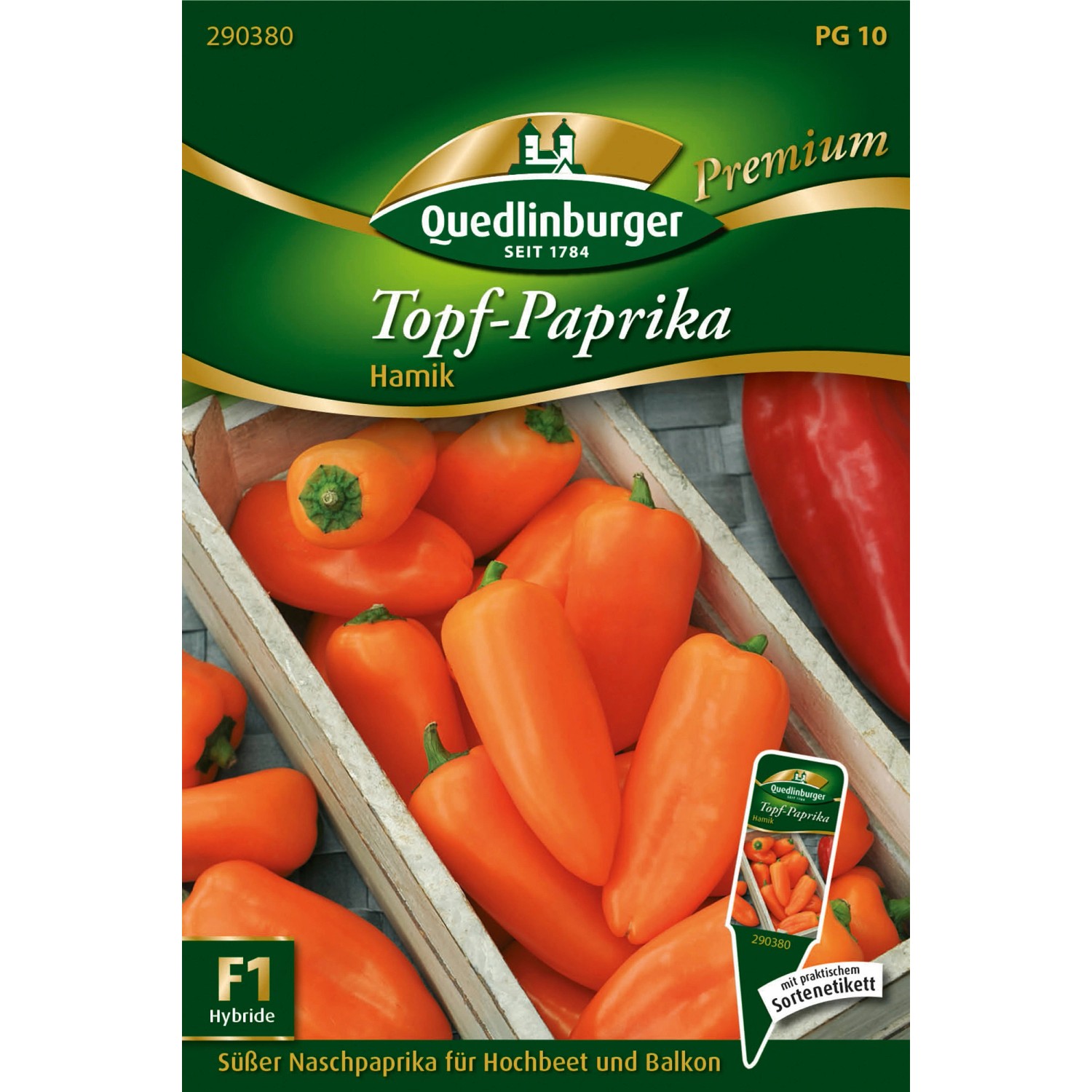 Quedlinburger Topf-Paprika Hamik Loses Saatgut günstig online kaufen