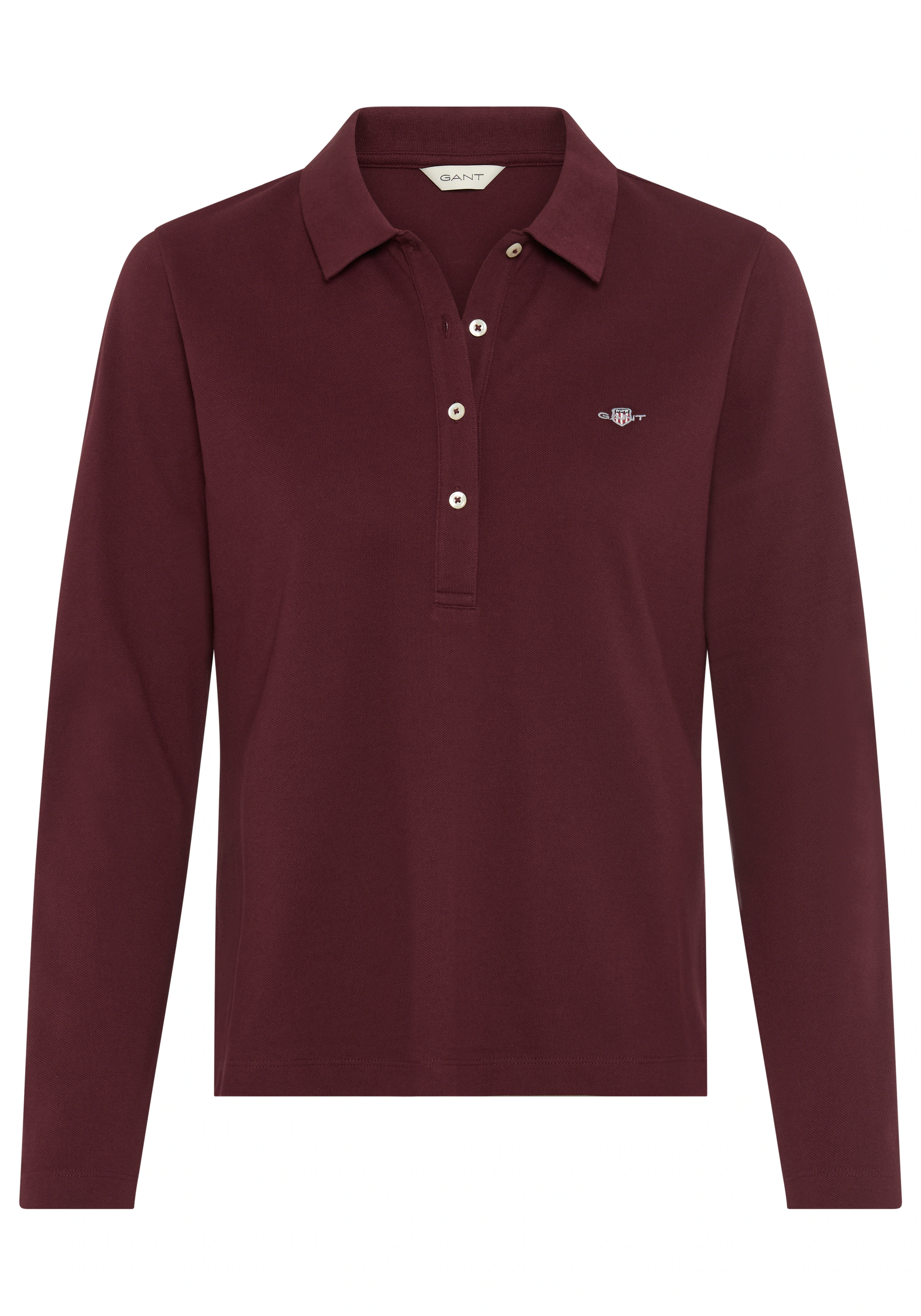 Gant Langarm-Poloshirt "SLIM SHIELD LS PIQUE POLO" günstig online kaufen