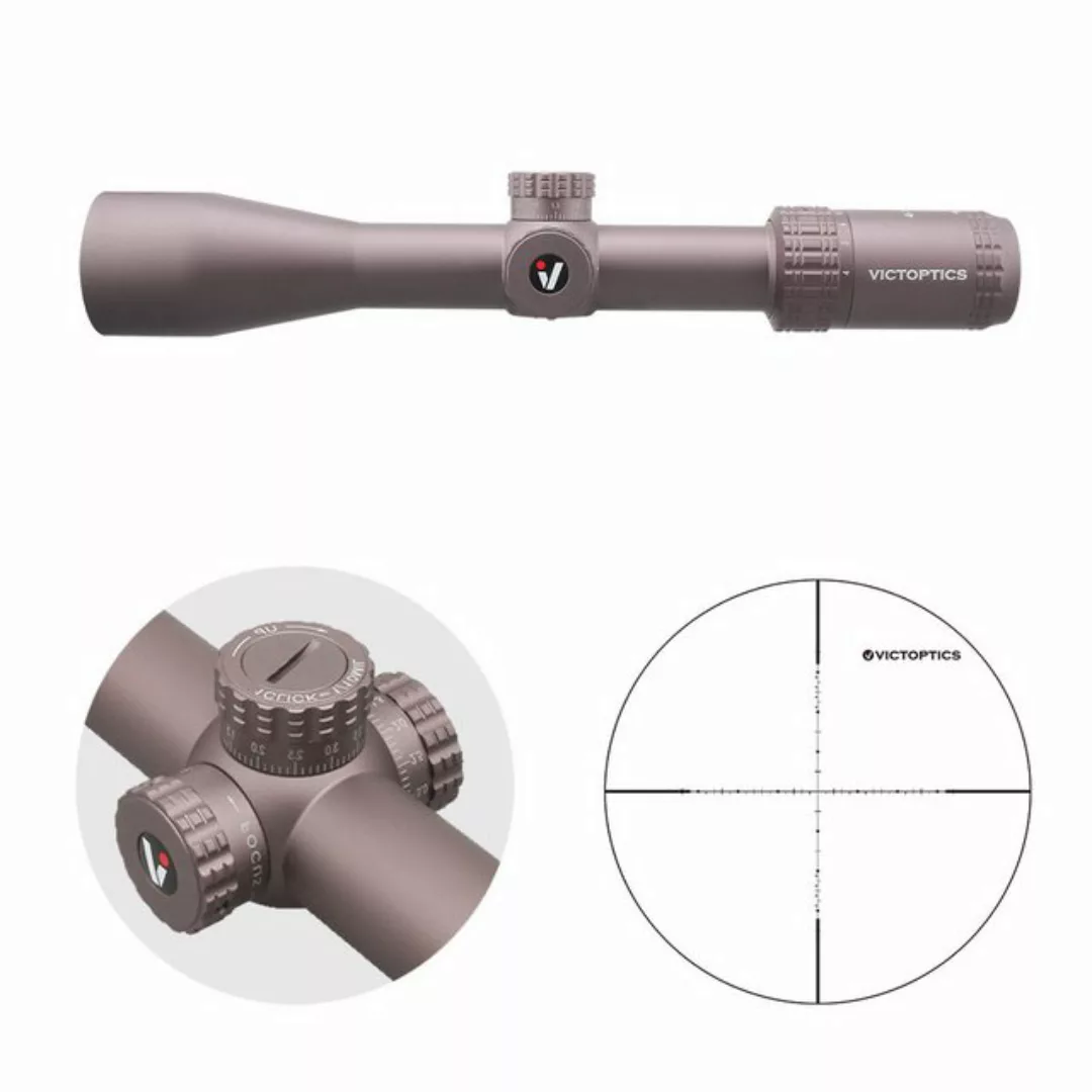 Vector Optics Victoptics OPSL26 S4 4-16x44 Coyote FDE Zielfernrohr (Ideal f günstig online kaufen