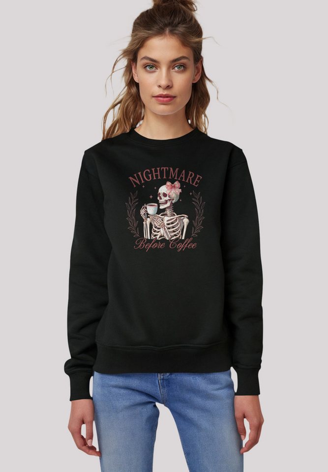 F4NT4STIC Sweatshirt Nightmare Before Coffee Premium Qualität günstig online kaufen