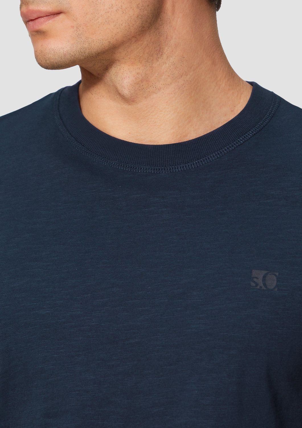 s.Oliver Kurzarmshirt T-Shirt mit Logo-Print Artwork günstig online kaufen