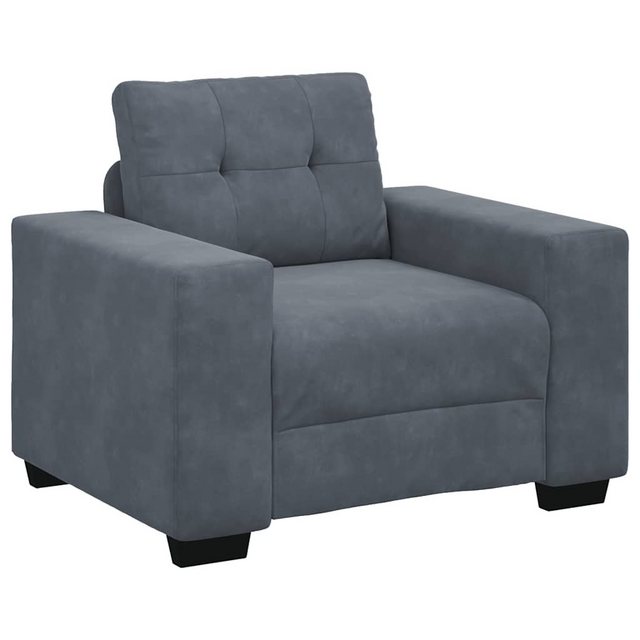 vidaXL Sofa Sessel Dunkelgrau 59 cm Samt günstig online kaufen