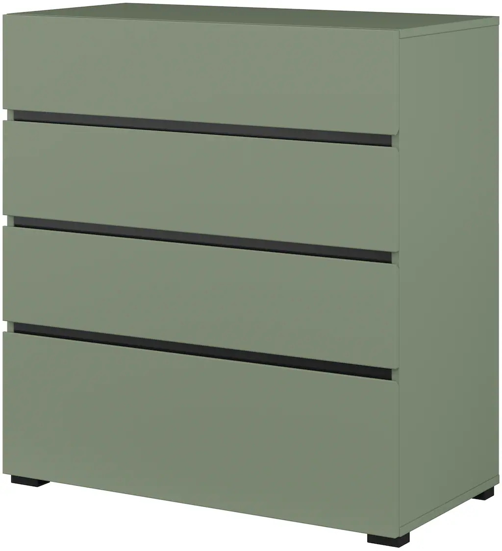 Home affaire Schubkastenkommode "Cross, moderne grifflose Kommode, 80x40x85 günstig online kaufen