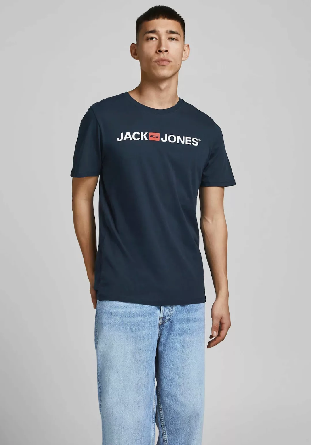 Jack & Jones Herren T-Shirt JJEPROLOG TEE SS CREW NECK - 4er Pack günstig online kaufen