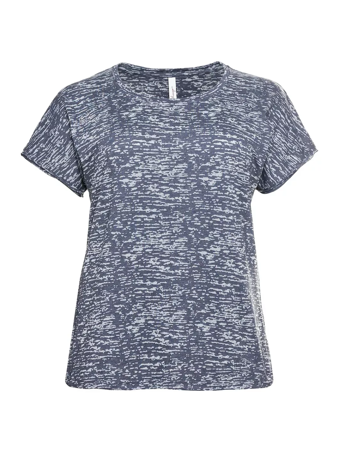 Sheego T-Shirt "Große Größen", mit Ausbrennermuster, leicht transparent günstig online kaufen