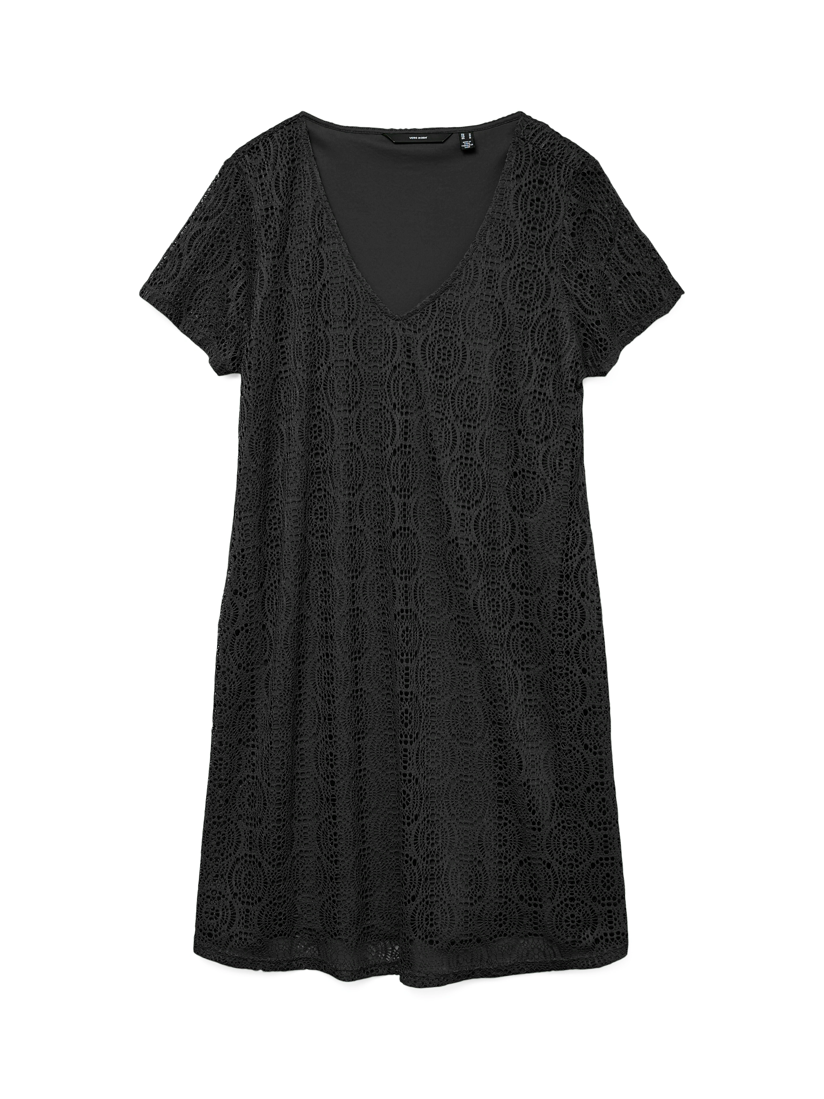 Vero Moda Minikleid "VMMAYA SS V NECK SHORT DRESS JRS VO" günstig online kaufen