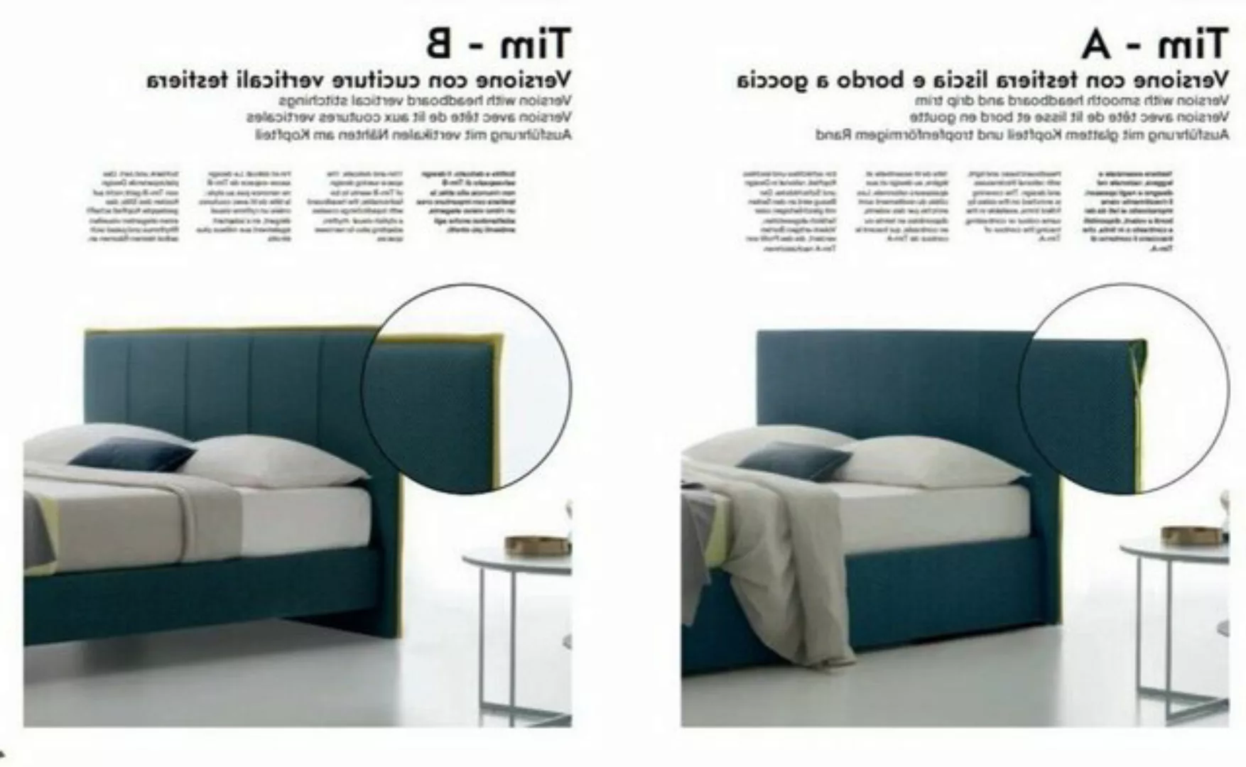 Xlmoebel Polsterbett Luxus Betten Doppelbett 180x200 cm Design Hotel Möbel günstig online kaufen