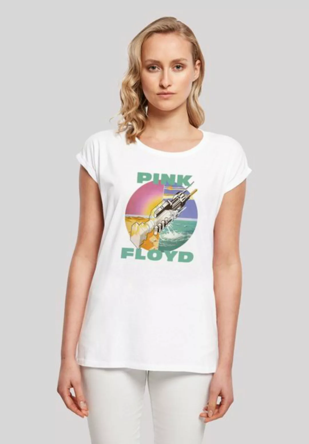 F4NT4STIC T-Shirt Pink Floyd Wish You Were Here Rockband Damen,Premium Merc günstig online kaufen