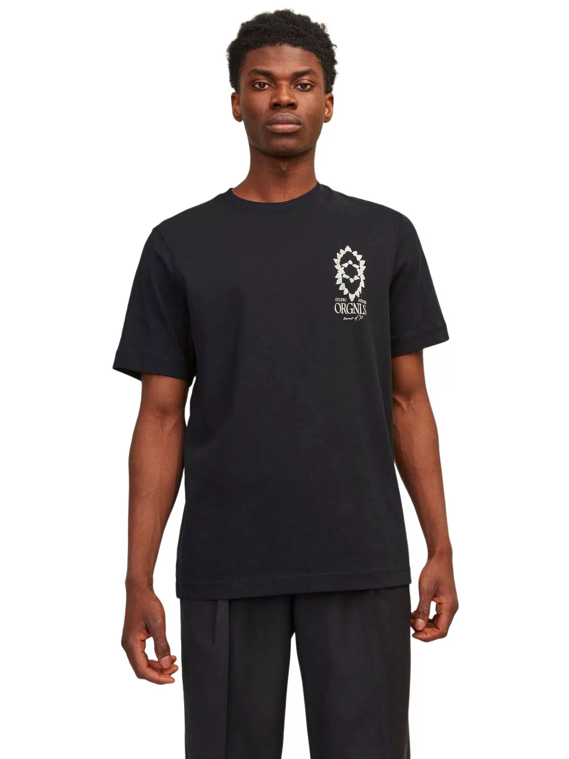 Jack & Jones Herren Rundhals T-Shirt JORNOTO GRAPHIC CHEST - Relaxed Fit günstig online kaufen