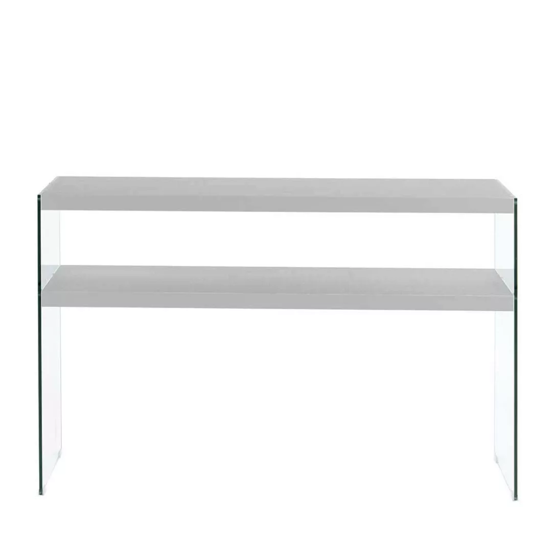 Konsolen Tisch in Grau 110 cm breit günstig online kaufen