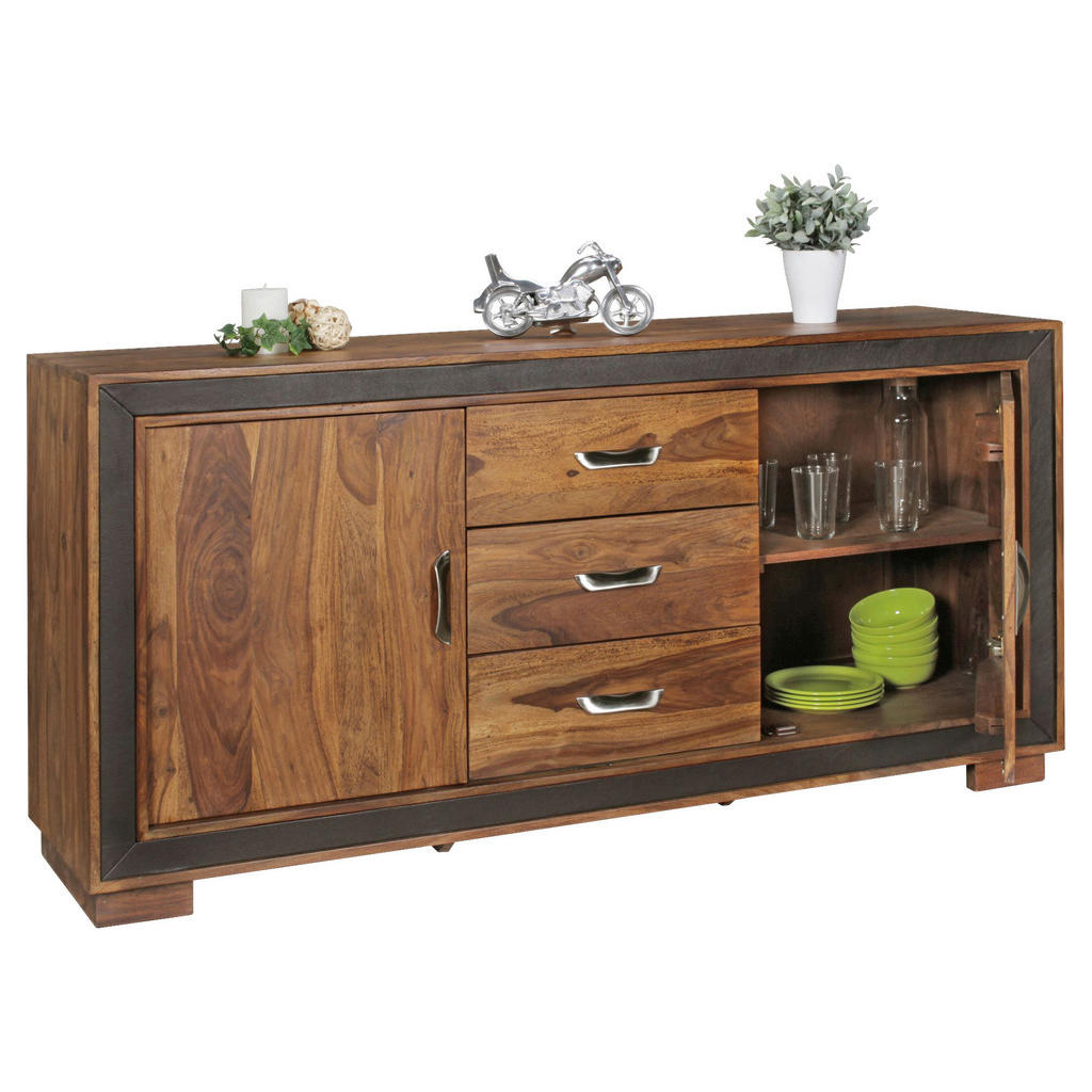 Sideboard natur schwarz günstig online kaufen