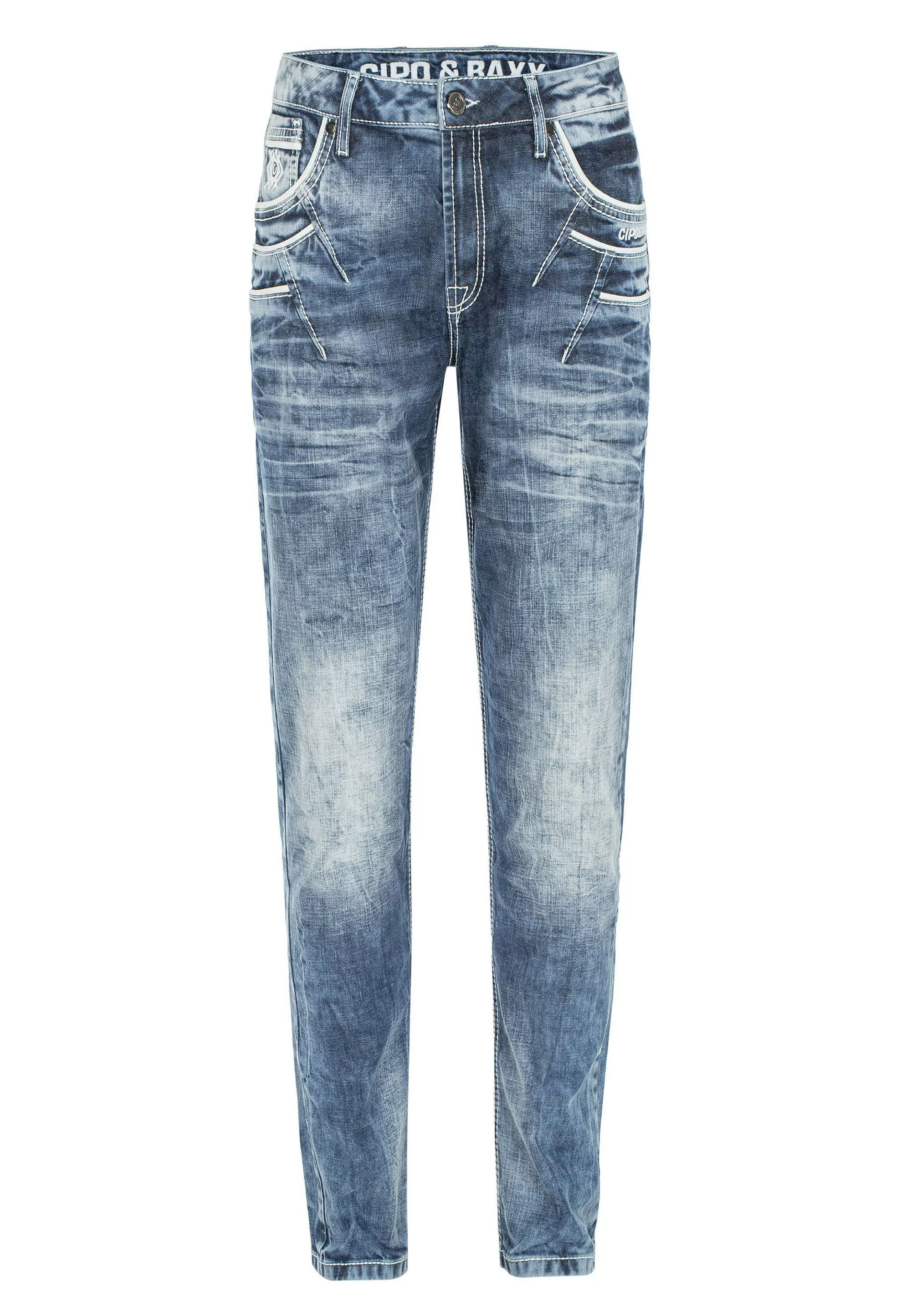 Cipo & Baxx Straight-Jeans "Jeans", im trendigen Design günstig online kaufen