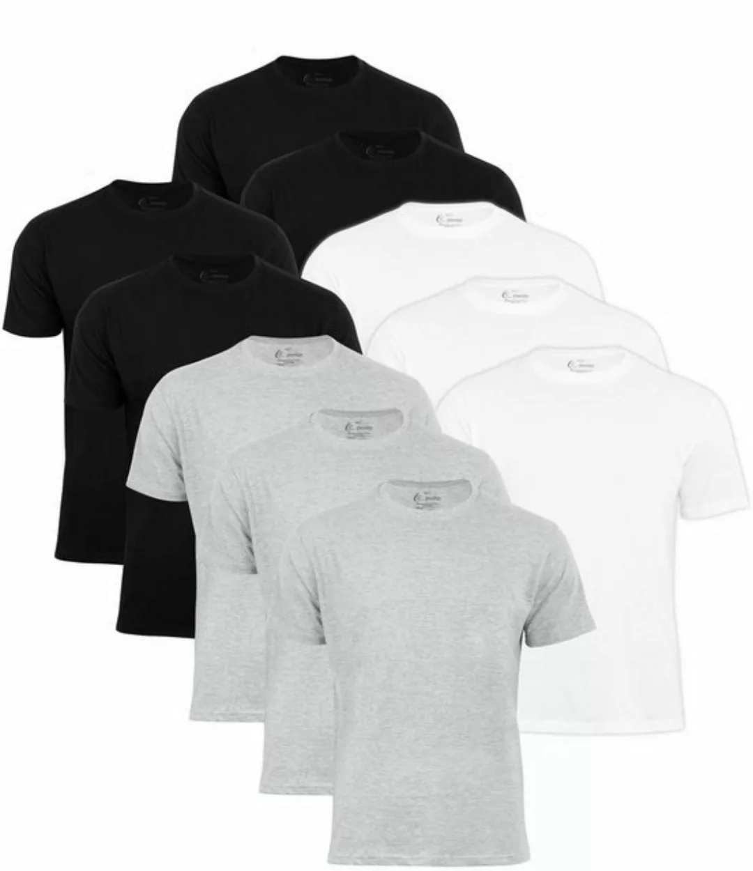 Cotton Prime® T-Shirt O-Neck - Tee (10-tlg) in trageangenehmer Baumwollqual günstig online kaufen