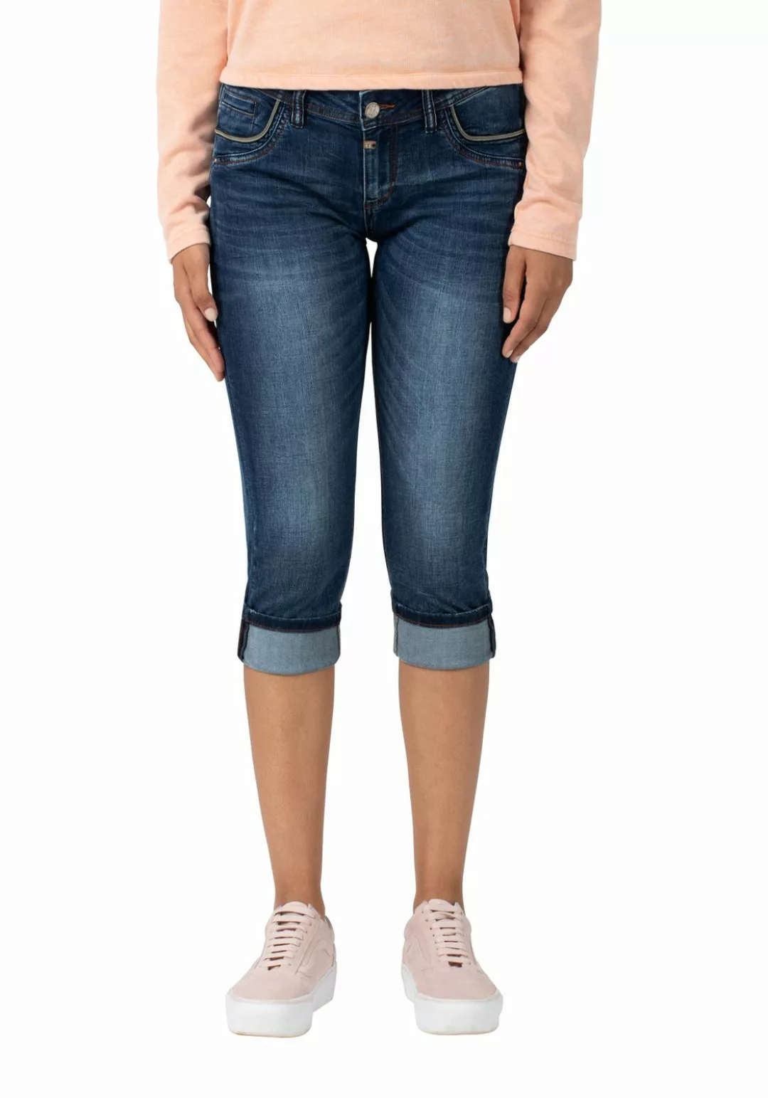 TIMEZONE 3/4 Damen Jeans TaliTZ - Slim Fit - Blau - Skylight Blue günstig online kaufen