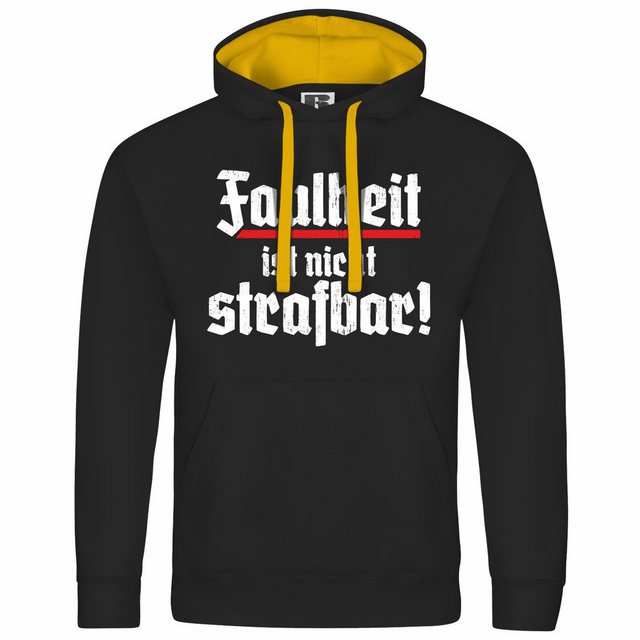 deinshirt Kapuzenpullover Herren Kapuzenpullover Faulheit ist nicht strafba günstig online kaufen