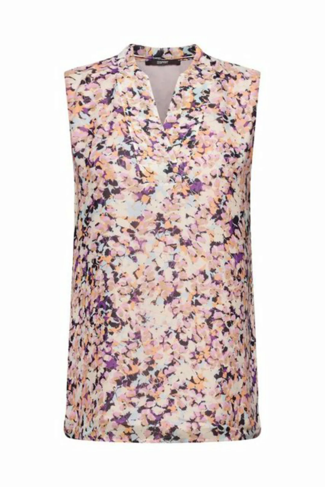 Esprit Collection Blusentop Florales Top aus Crêpe-Chiffon günstig online kaufen