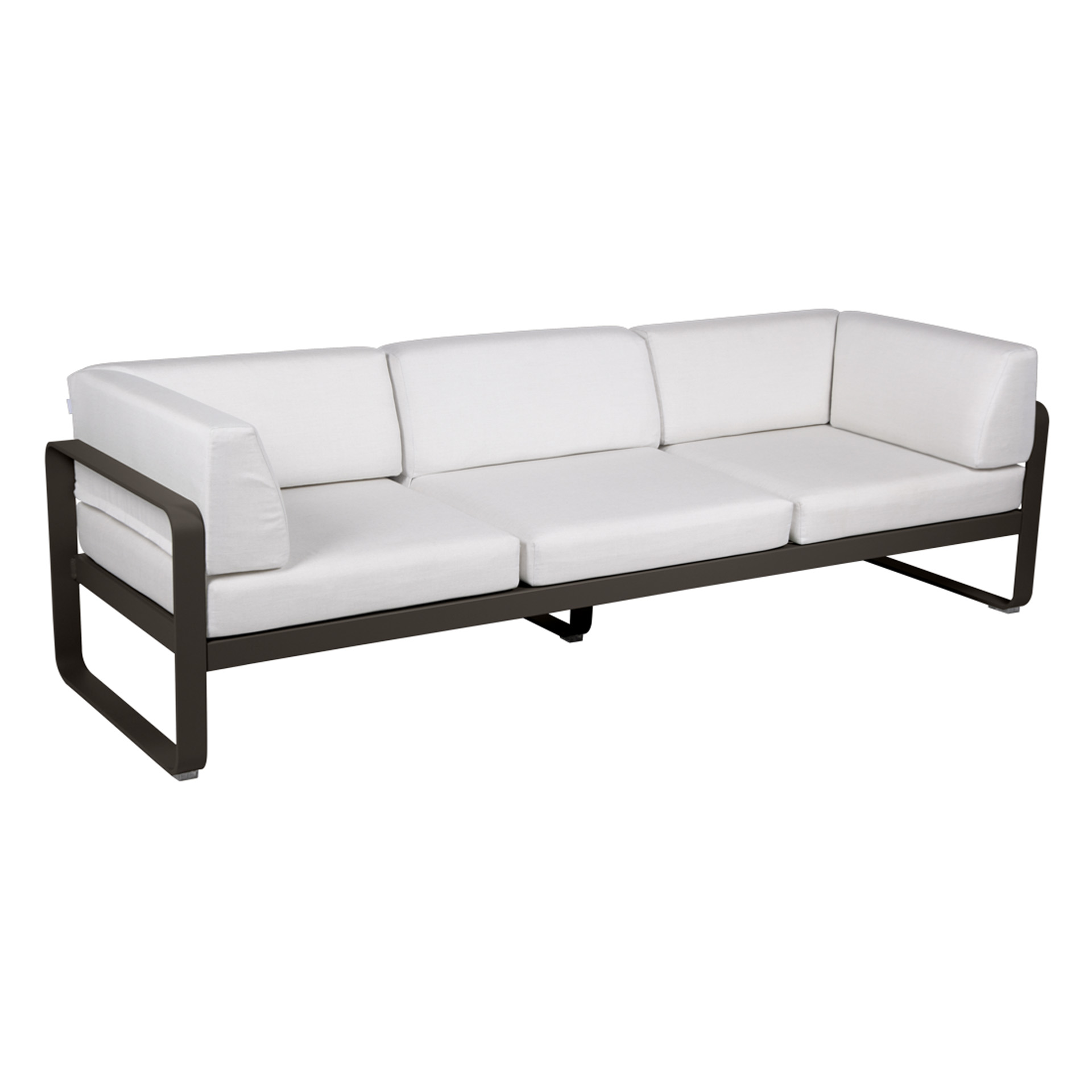 Bellevie 3-Sitzer Club Sofa Outdoor E3 Tonka 81 Grauweiß günstig online kaufen