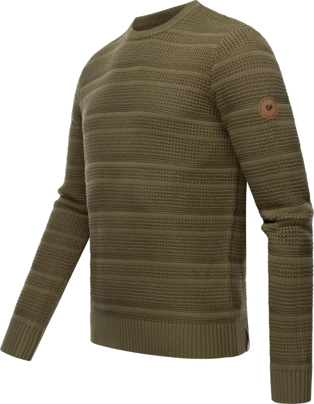 Ragwear Strickpullover Gabrel stylischer Herren Sweatpullover mit Rippbündc günstig online kaufen