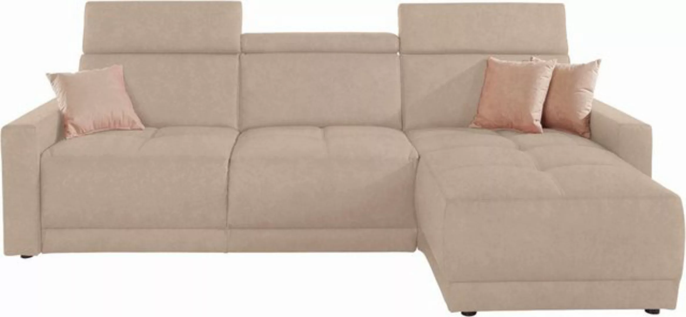 DOMO collection Ecksofa Ava L-Form, mit Recamiere, Federkern wahlweise mit günstig online kaufen