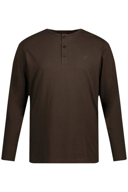 JP1880 T-Shirt JP 1880 Henley Basic Shirt Langarm Knopfleiste günstig online kaufen