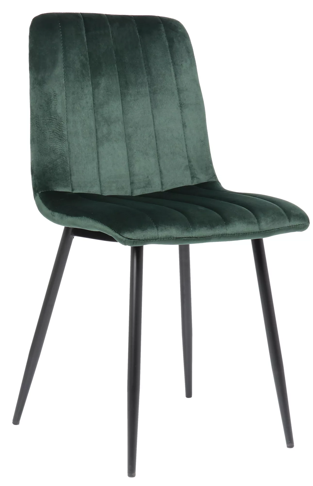 Stuhl Dijon Samt grün günstig online kaufen