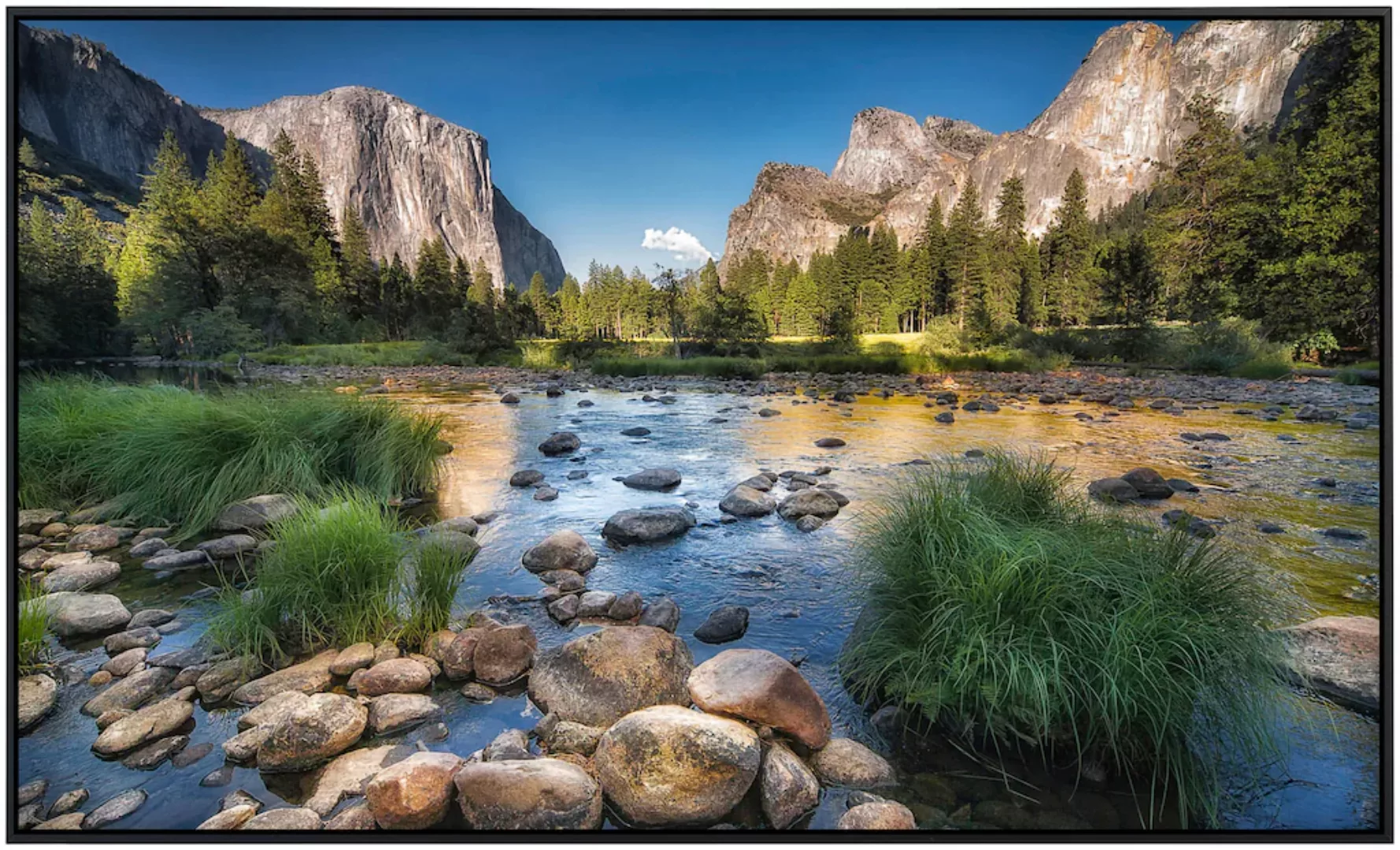 Papermoon Infrarotheizung »Yosemite Rive Reflexion«, sehr angenehme Strahlu günstig online kaufen