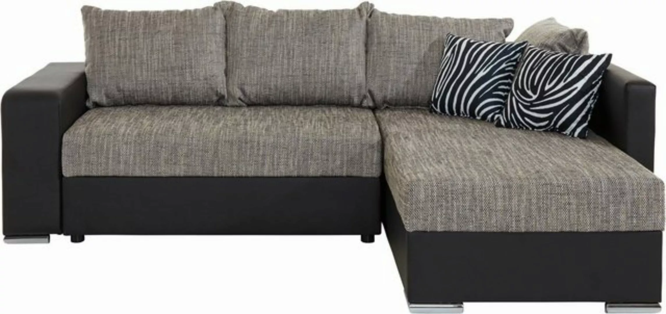 COLLECTION AB Ecksofa »John L-Form«, mit Bettfunktion, wahlweise mit Federk günstig online kaufen