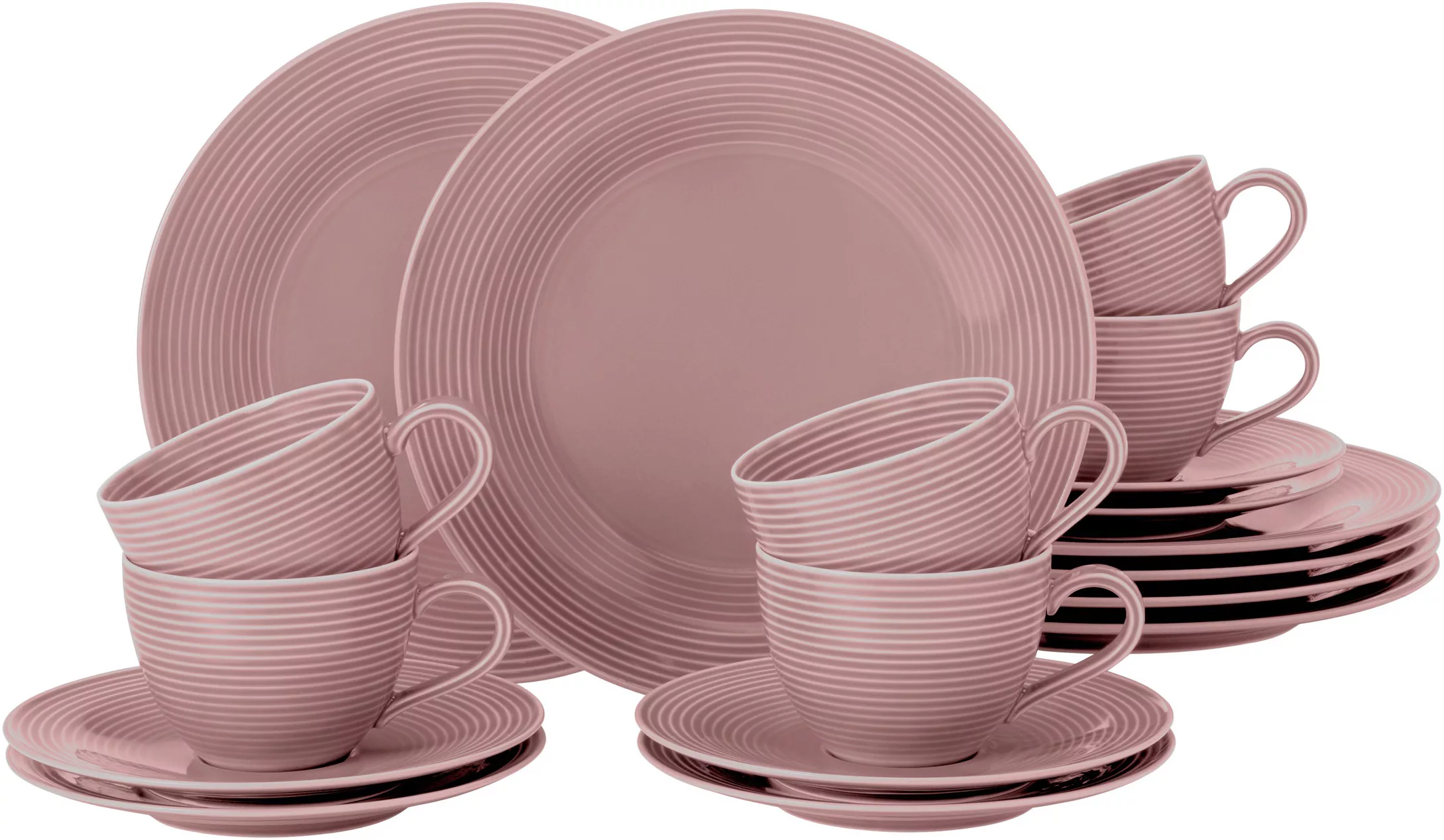 Seltmann Weiden Beat Coor Glaze Kaffeeservice 18-teilig Fliederblau günstig online kaufen