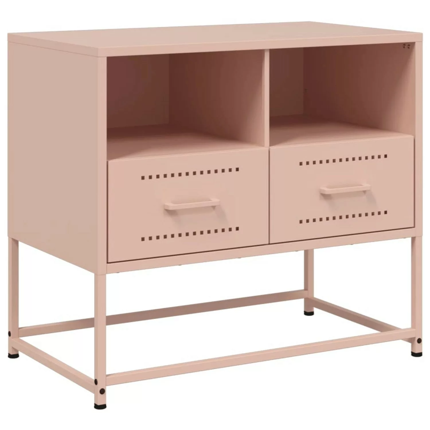 vidaXL TV-Schrank TV-Schrank Rosa 68x39x60,5 cm Stahl (1-St) günstig online kaufen