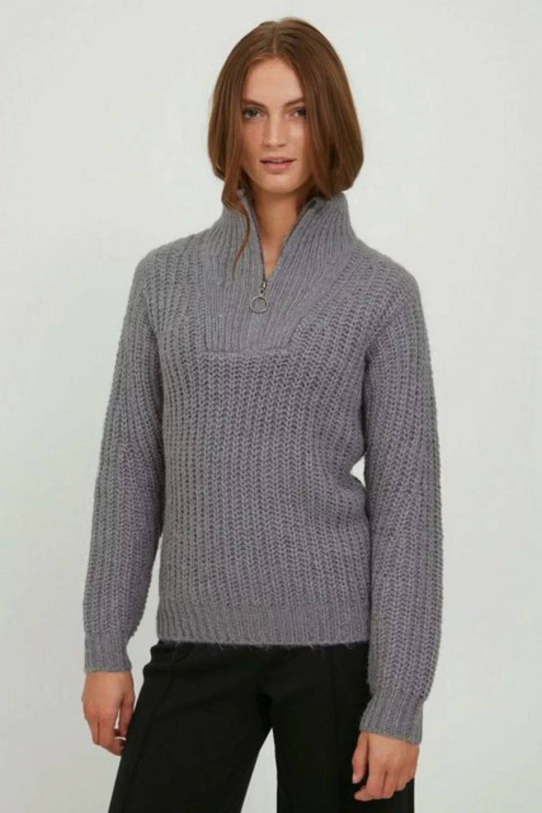 b.young Strickpullover BYMOLIN JUMPER - 20810486 Strickpullover mit Troyer- günstig online kaufen