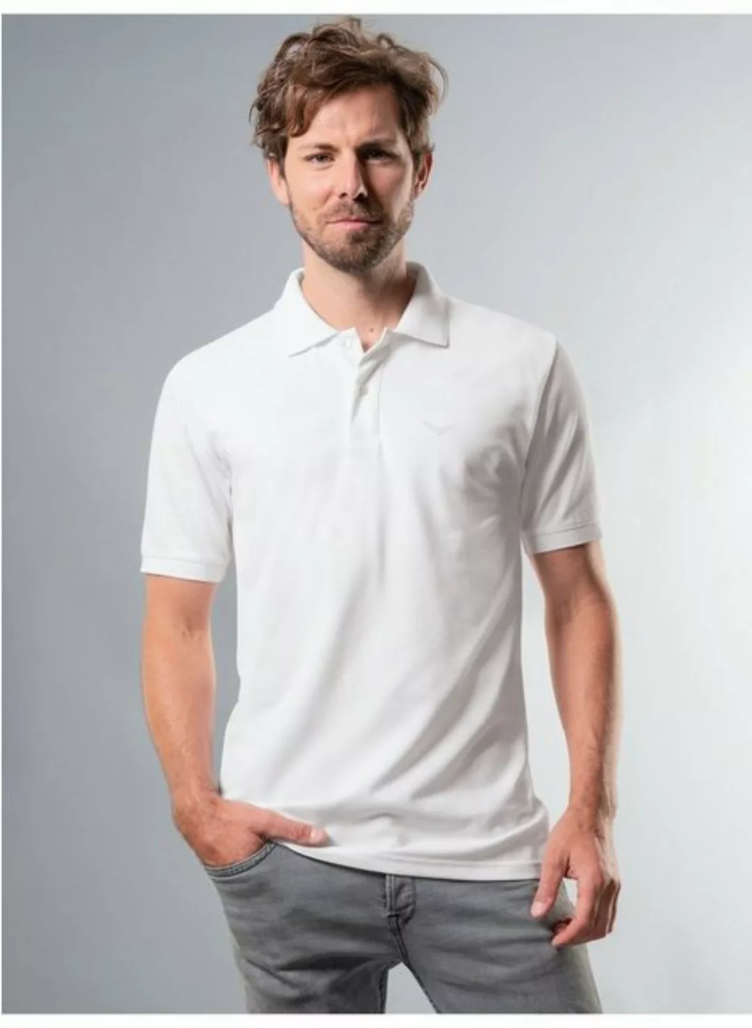 Trigema Poloshirt "TRIGEMA Poloshirt DELUXE Piqué", (1 tlg.) günstig online kaufen