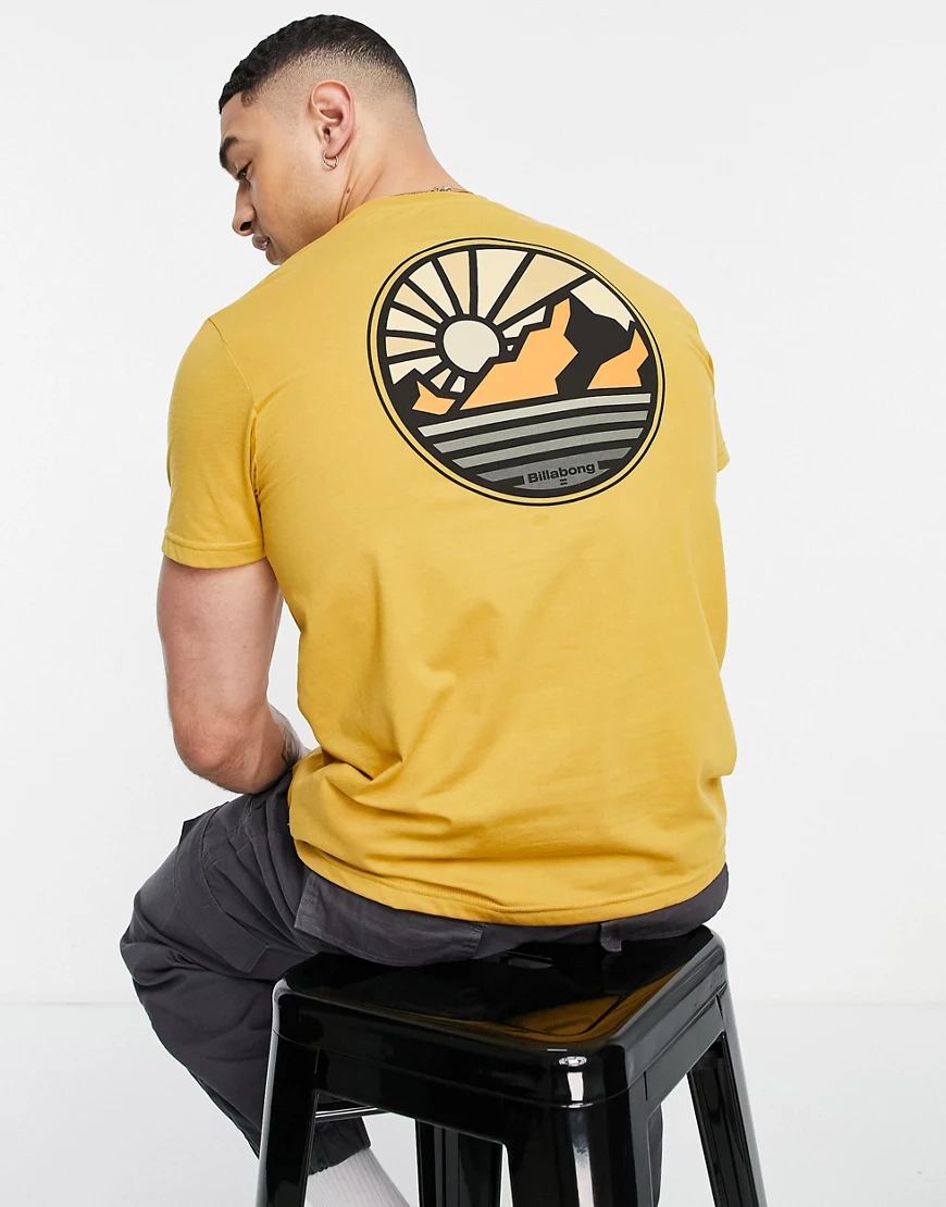 Billabong – Rockie – T-Shirt in Gelb günstig online kaufen