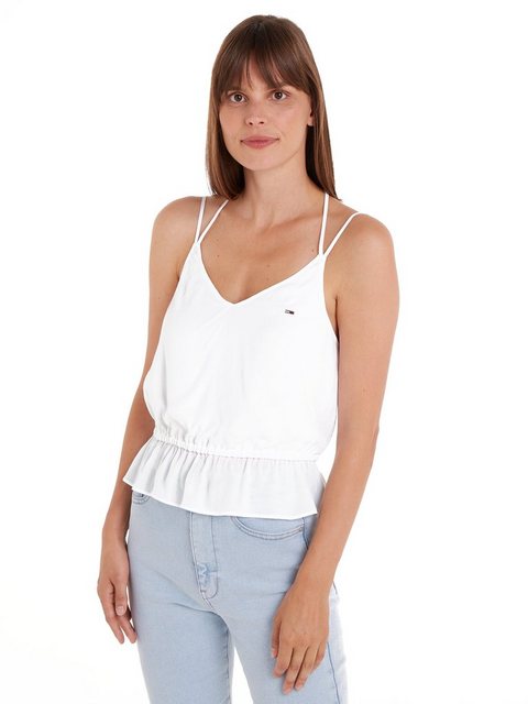 Tommy Jeans Blusentop "TJW ESSENTIAL STRAPPY TOP", mit Tommy Jeans Logo günstig online kaufen