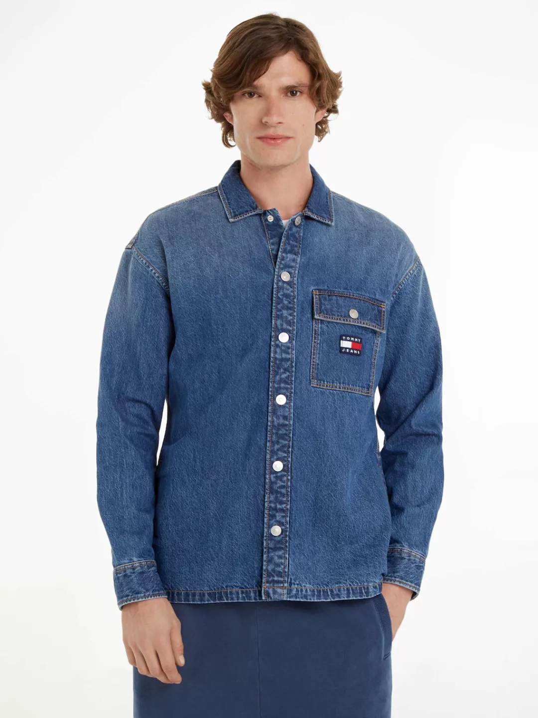 Tommy Jeans Jeanshemd "TJM CLASSIC DENIM OVERSHIRT" günstig online kaufen