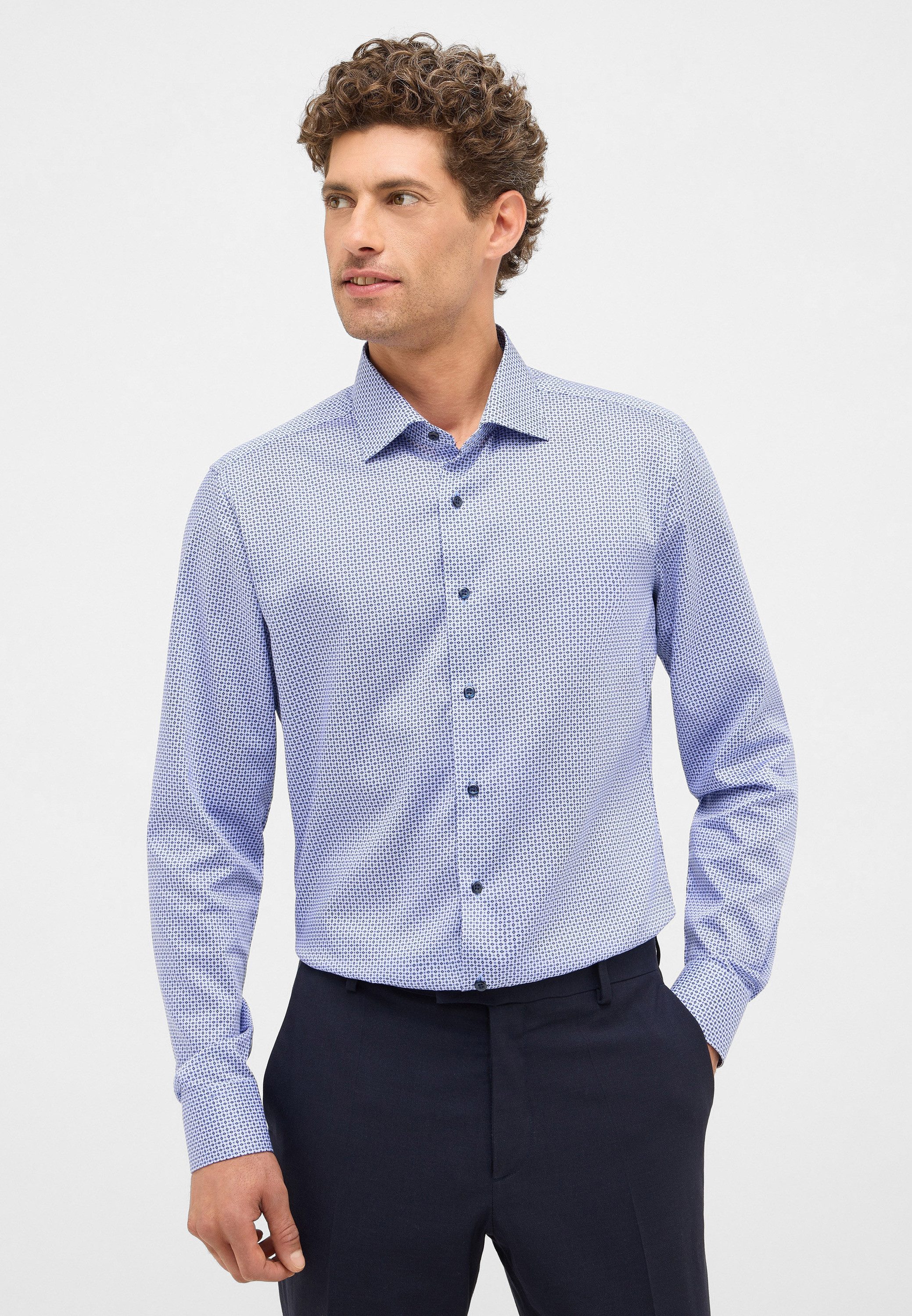 Eterna Langarmhemd SLIM FIT NON IRON günstig online kaufen