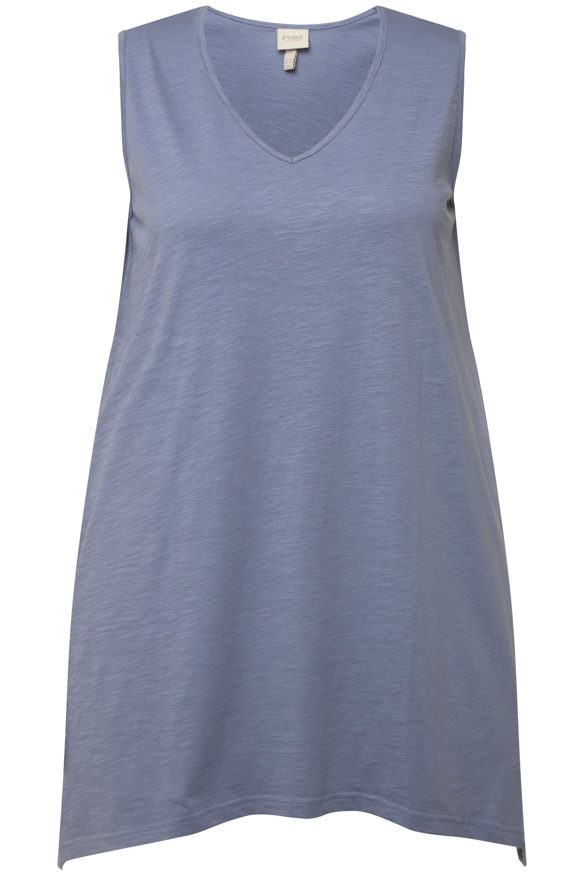Ulla Popken Longshirt Longtop Zipfelsaum A-Linie günstig online kaufen