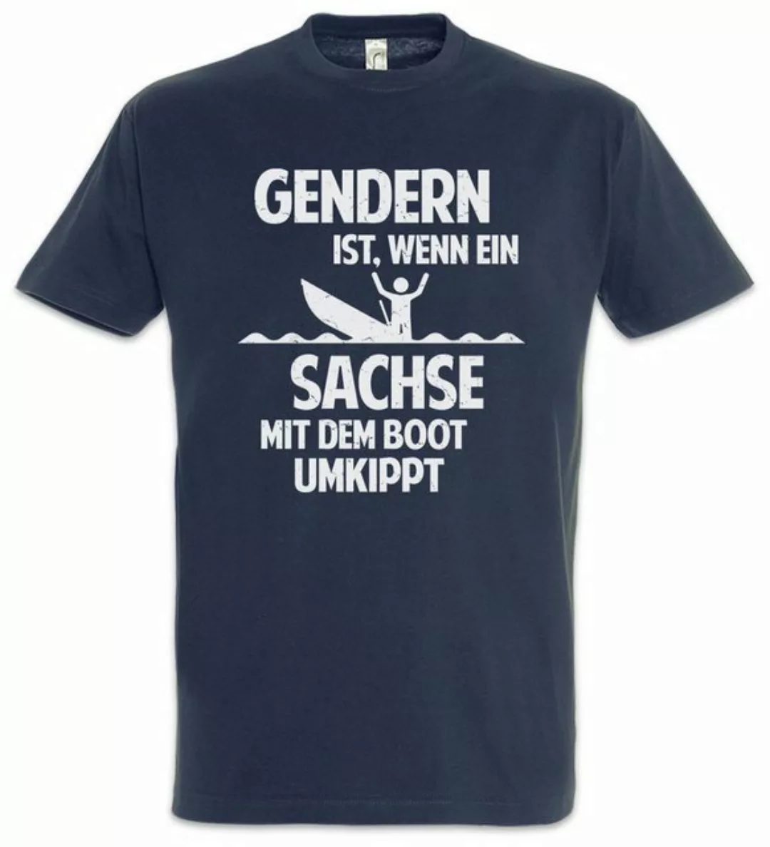 Urban Backwoods Print-Shirt Gendern Sachse T-Shirt Herren DDR Mauer Ostalgi günstig online kaufen