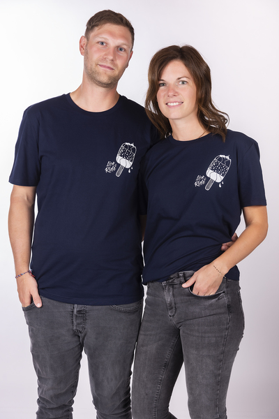 Unisex T- Shirt "Eleislutscher" In French Navy günstig online kaufen