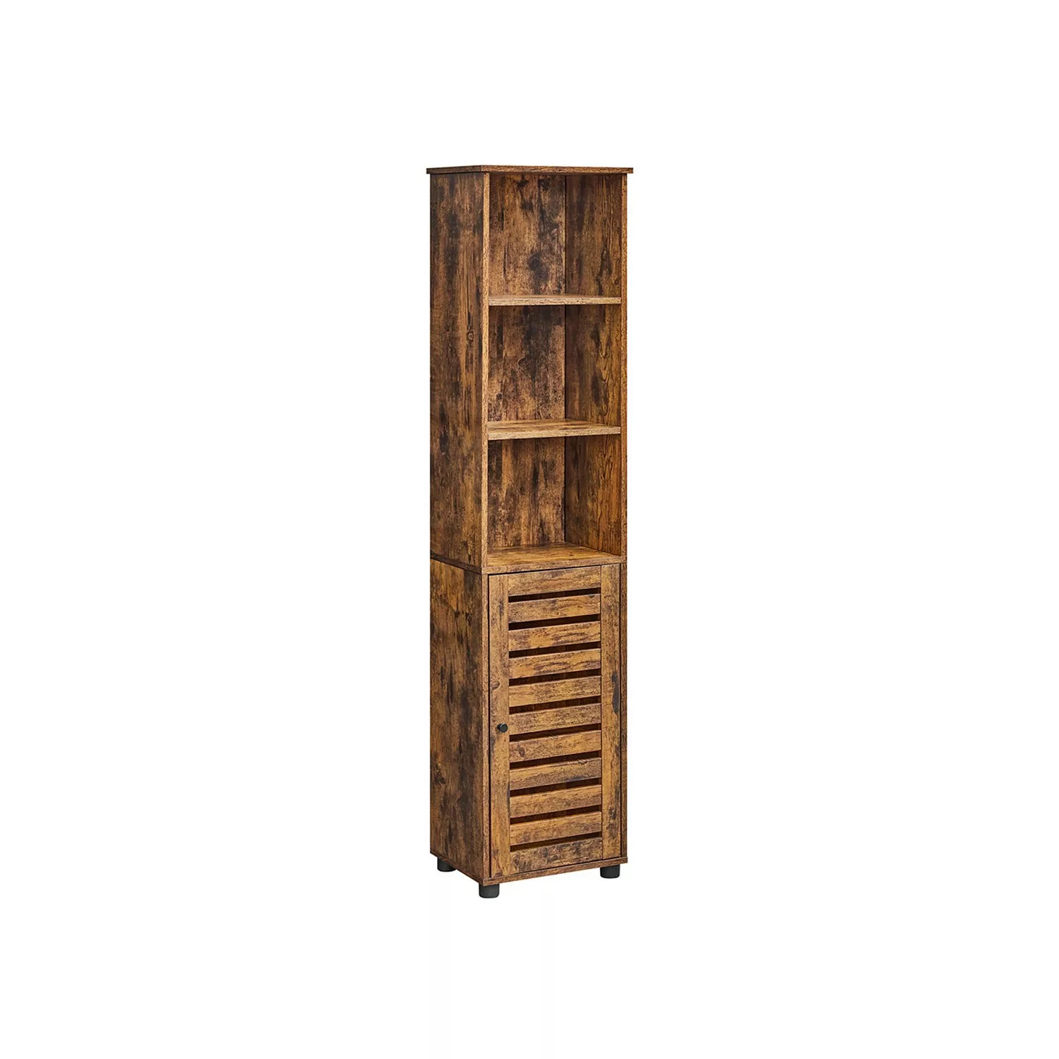 Vasagle Badezimmerschrank 30 cm x 40 cm x 167 cm Braun günstig online kaufen