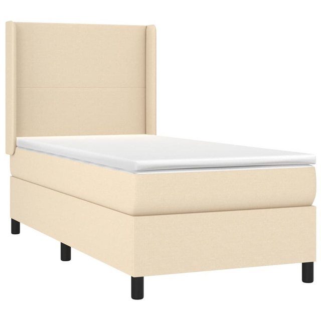 vidaXL Boxspringbett Bett Boxspringbett mit Matratze & Topper Stoff verschi günstig online kaufen