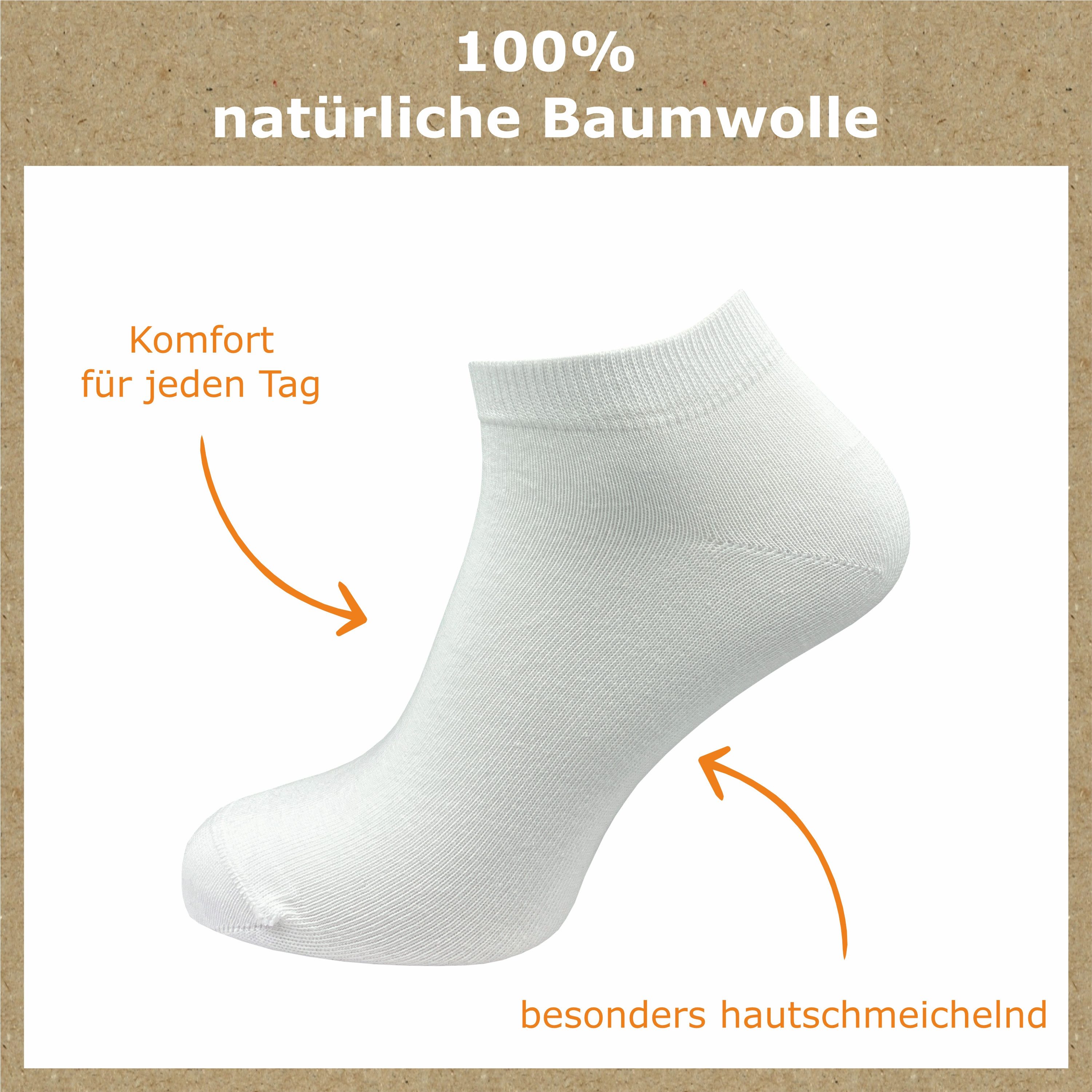 GAWILO Sneakersocken aus 100% Baumwolle für günstig online kaufen