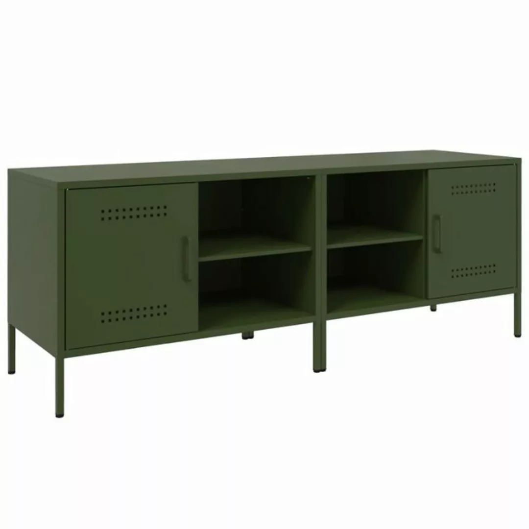 vidaXL TV-Schrank TV-Schränke 2 Stk. Olivgrün 68x39x50,5 cm Stahl (2-St) günstig online kaufen