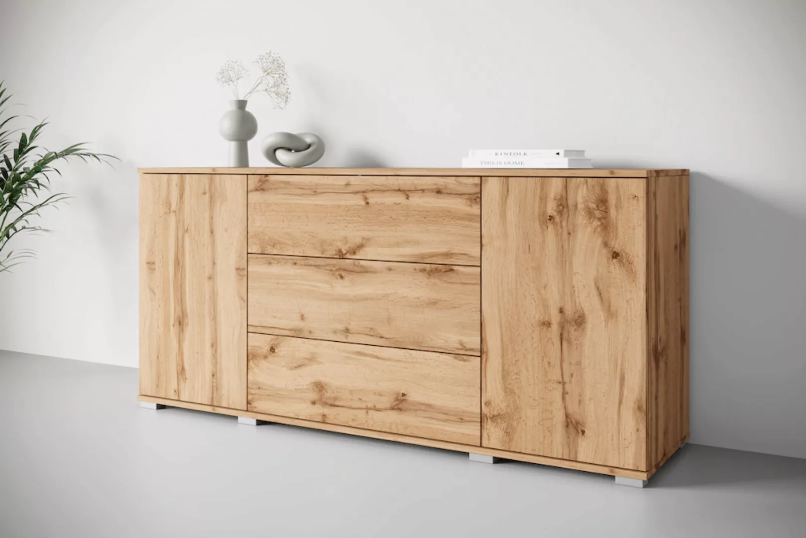 INOSIGN Sideboard "Kenia", (1 St.), Modernes Sideboard mit 3 Schubladen und günstig online kaufen