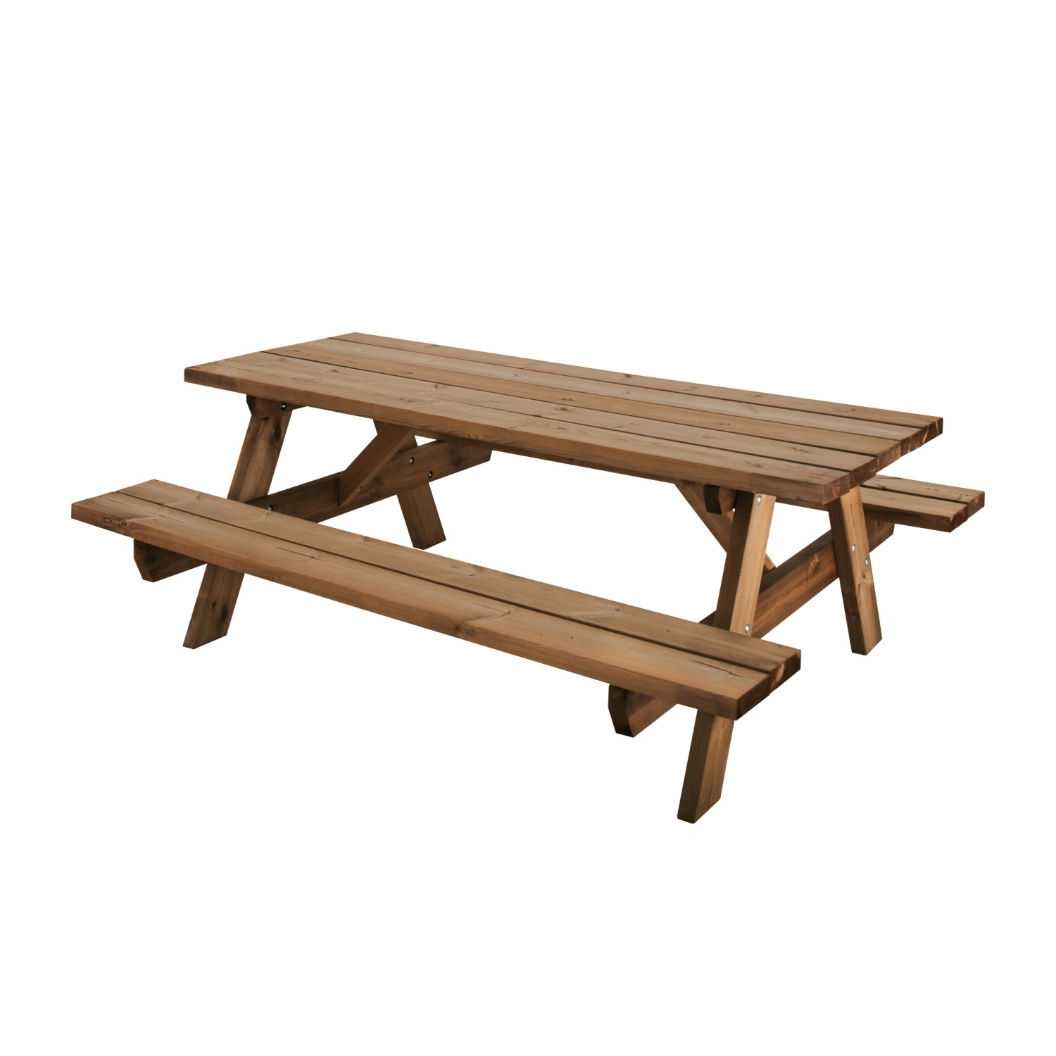 Kordo Picknicktisch Holz 6 bis 8 Gäste 200 x 160 cm Garden günstig online kaufen
