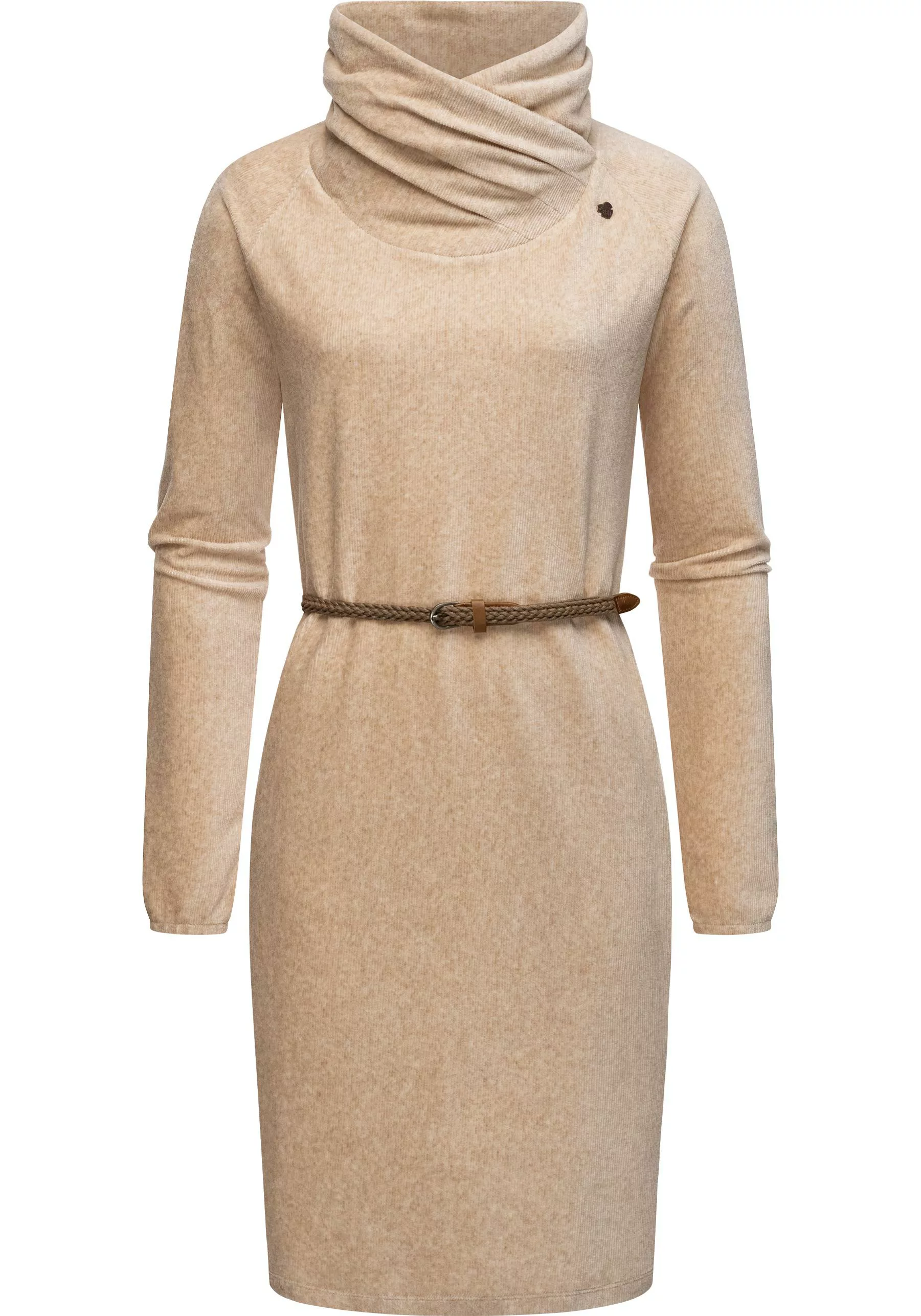 Ragwear Sweatkleid "Belita", warmes Cord-Kleid mit breitem Schlauchkragen günstig online kaufen