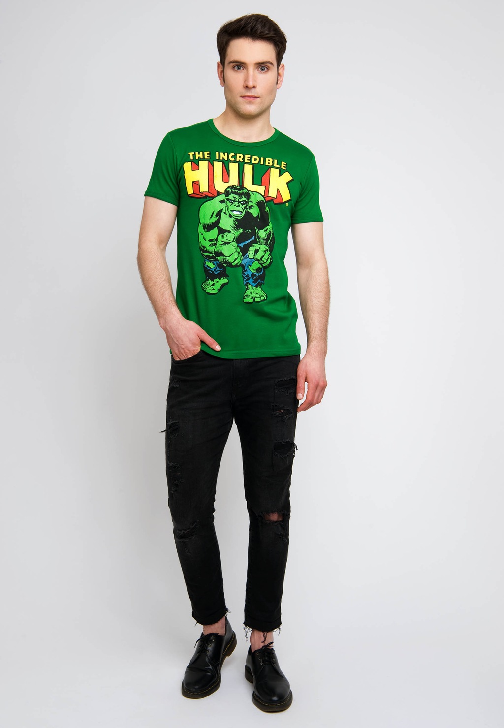 LOGOSHIRT T-Shirt "The Incredible Hulk", mit Retro-Motiv günstig online kaufen