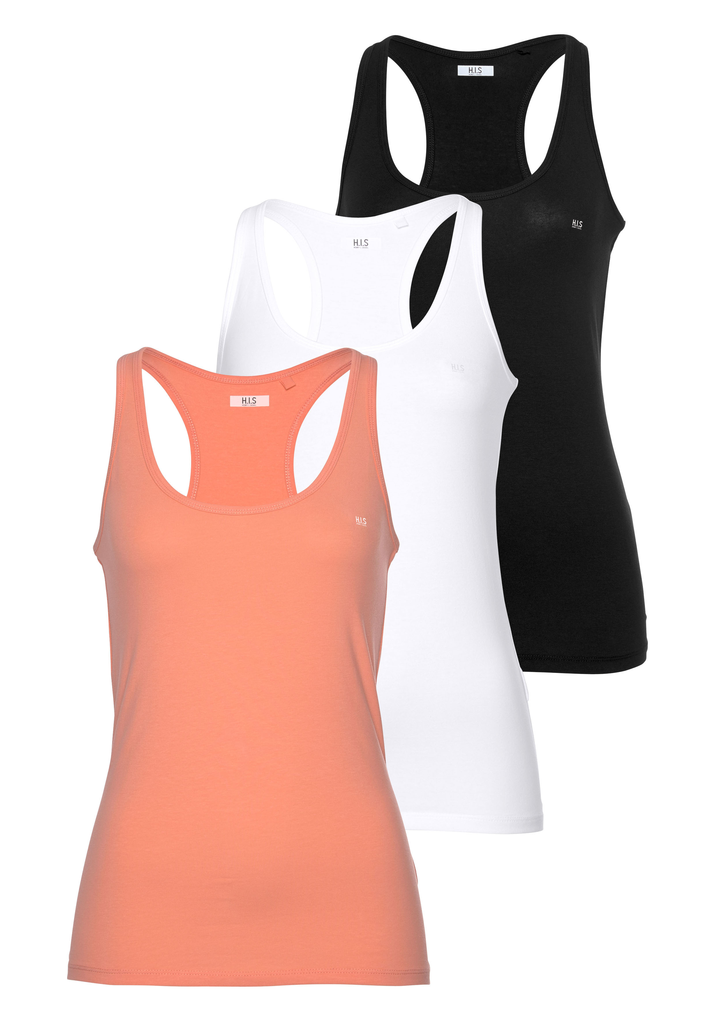 H.I.S Tanktop, (Packung, 3er-Pack) günstig online kaufen