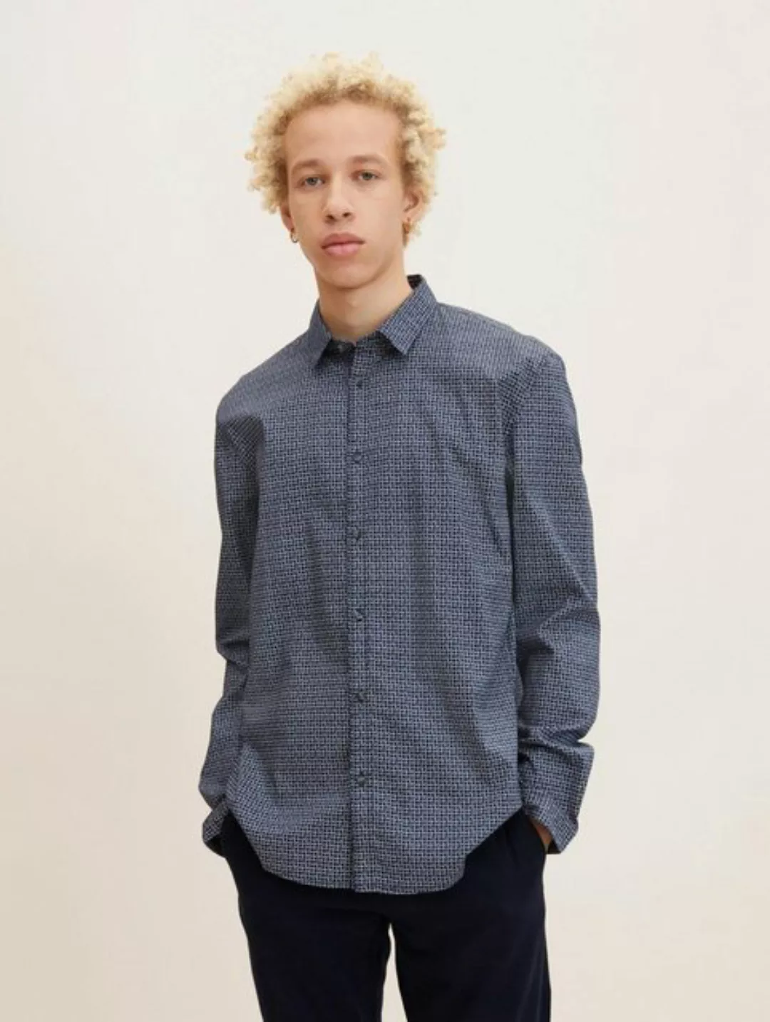 Tom Tailor Denim Herren Hemd FITTED PRINTED günstig online kaufen